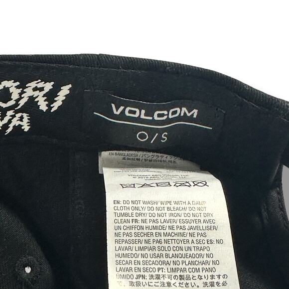 Volcom Tetsunori Tawaraya Embroidered Snapback Hat Big Boys One Size - Picture 6 of 6